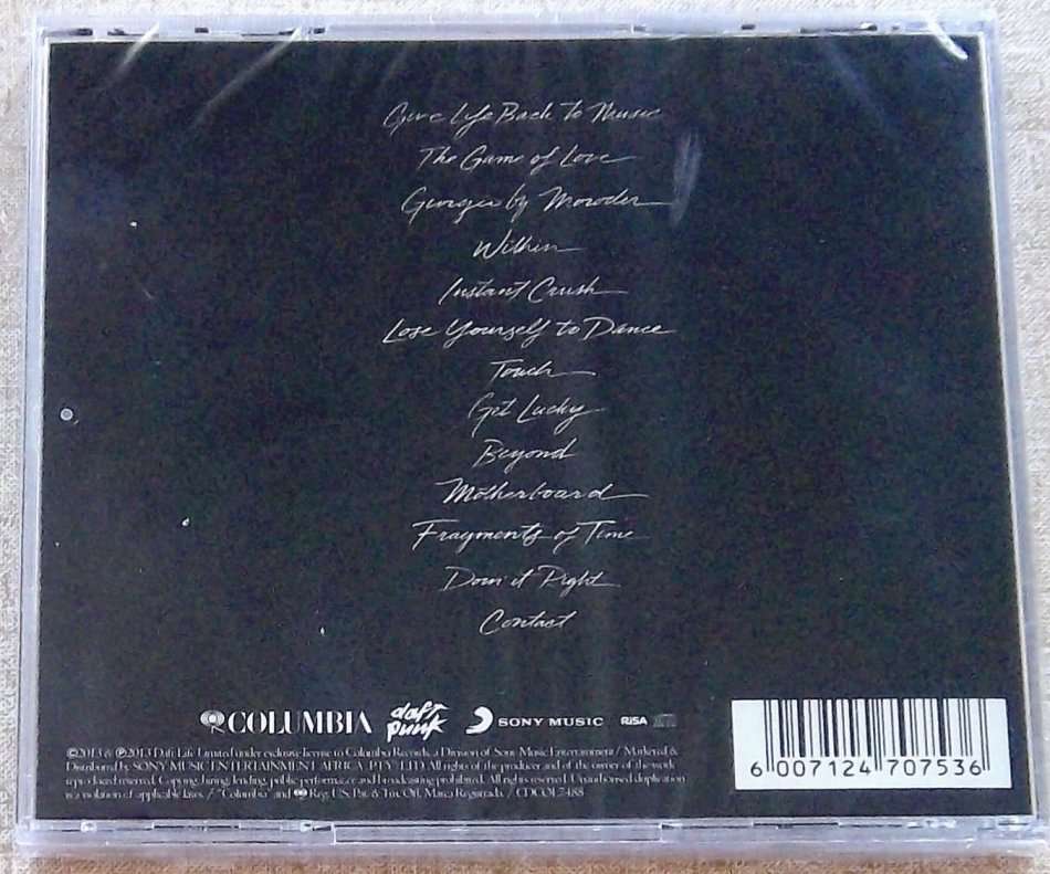 DAFT PUNK Random Access Memories CD