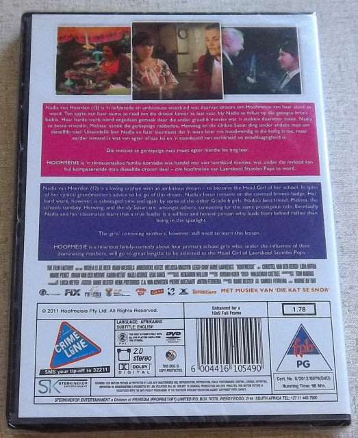 HOOFMEISIE DVD SOUTH AFRICA Region 2