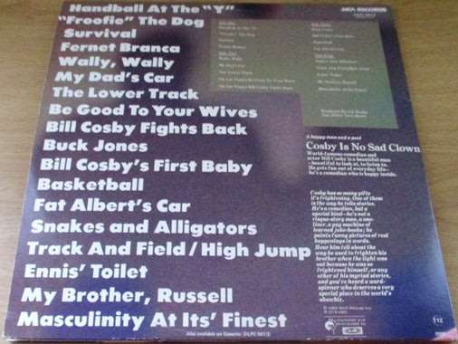 BILL COSBY The Best of Bill Cosby  VINYL RECORD