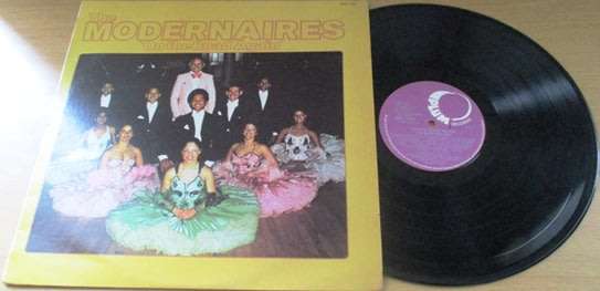 THE MODERNAIRES On the Road Again Self Titled VINYL RECORD  [Shelf CC]