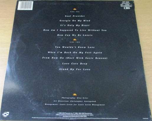 MICHEAL BOLTON  Soul Provider South African Pressing VINYL RECORD