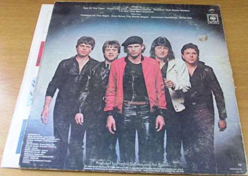 SURVIVOR Eye of The Tiger VINYL RECORD