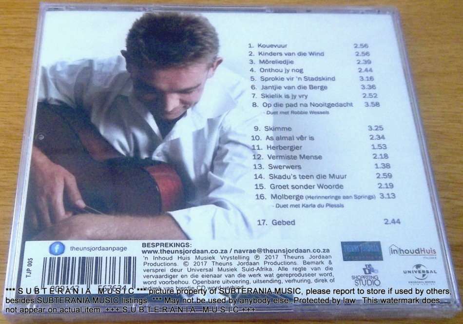 THEUNS JORDAAN Koue Vuur Die Musiek van Koos du Plessis CD