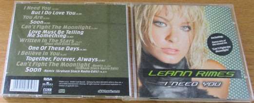 LEANN RIMES I Need You  [Shelf G Box 6]