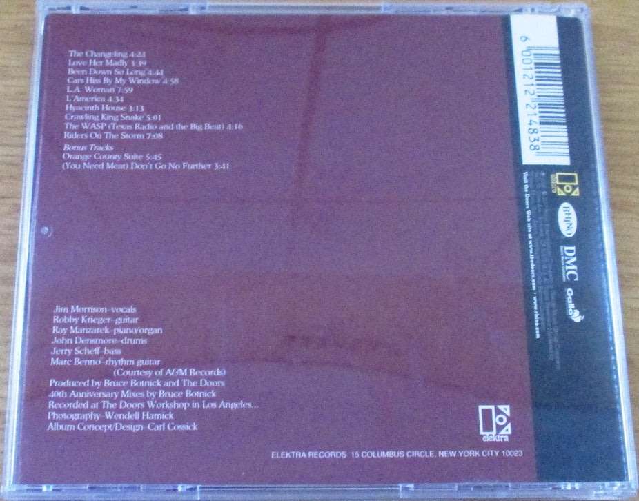 THE DOORS L.A. Woman + bonus trax CD