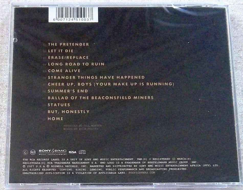 FOO FIGHTERS Echoes Silence Patience & Grace South African Issue