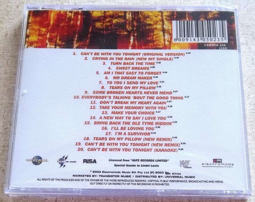 JUDY BOUCHER The Very Best SOUTH AFRICA Cat# CSRMD168