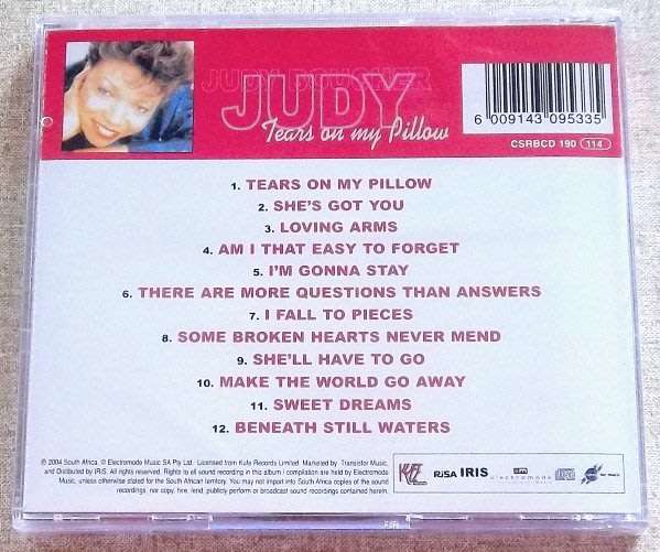 JUDY BOUCHER Tears On My Pillow SOUTH AFRICA CSRBCD190