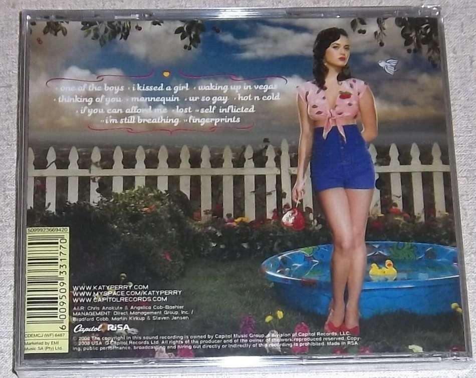 KATY PERRY One of the Boys CD