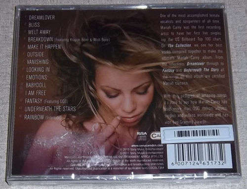 MARIAH CAREY The Collection SOUTH AFRICA Cat# CDCOL7384