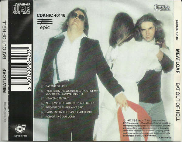 MEAT LOAF Bat Out of Hell South African Issue  [msr]