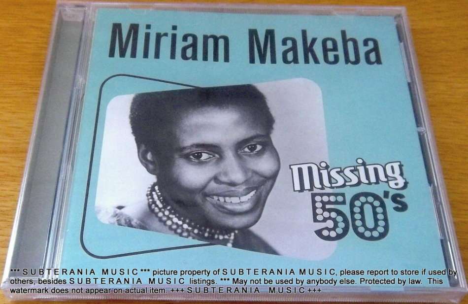 MIRIAM MAKEBA Missing 50s SOUTH AFRICA Cat# SIYCD045