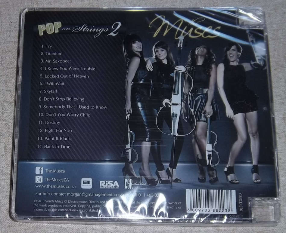 THE MUSES Pop On Strings Vol.2 SOUTH AFRICA Cat# CSRCD 370