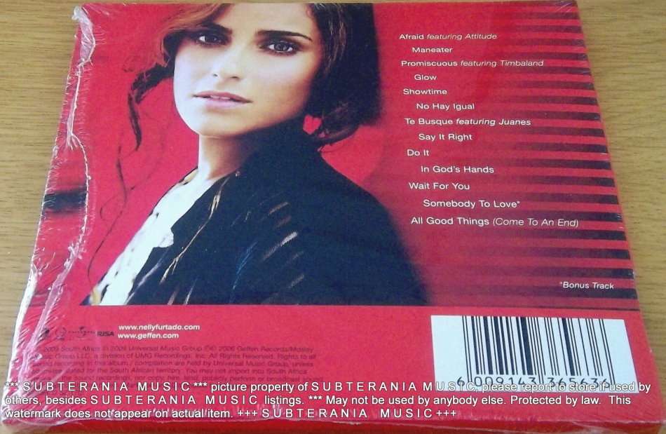NELLY FURTADO Loose [Slidepack] SOUTH AFRICA Cat# SLIDECD01 [SEALED]
