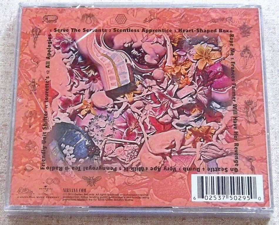 NIRVANA In Utero 20th Anniversary Edition Cat# 602537502950 Made in Europe CD