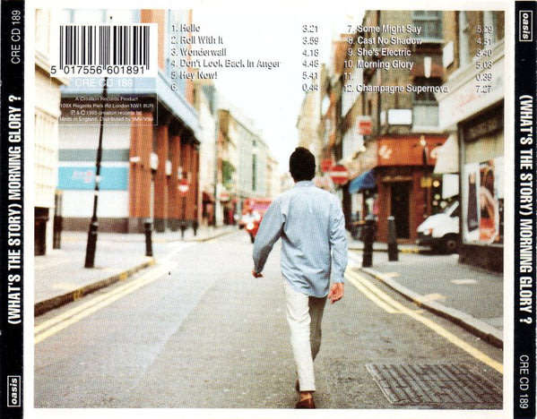 OASIS (What`s The Story) Morning Glory? CD UK Cat# CRE CD 189
