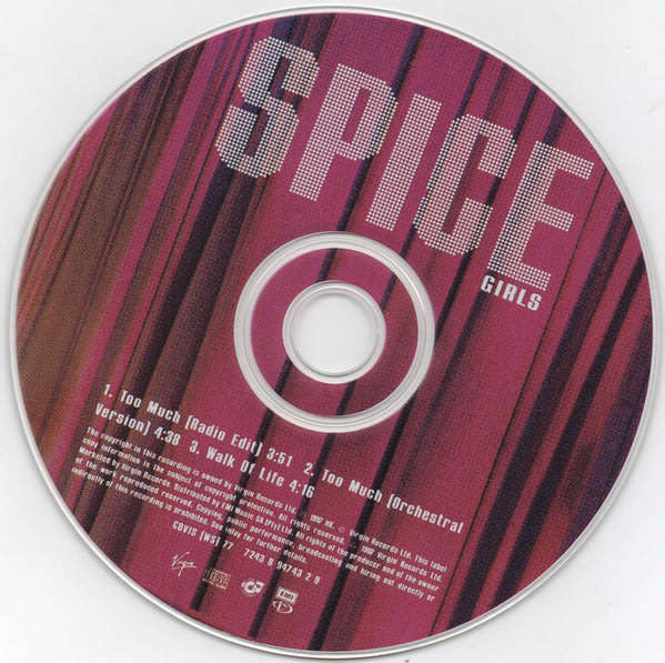 SPICE GIRLS Too Much CD CDVIS (WS) 77 South Africa