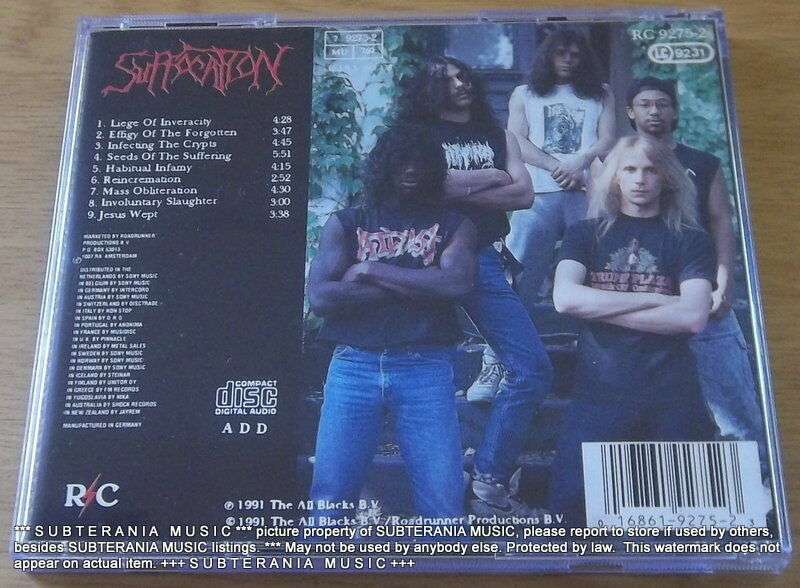 SUFFOCATION Effigy Of The Forgotten EUROPE Cat# RC 9275-2