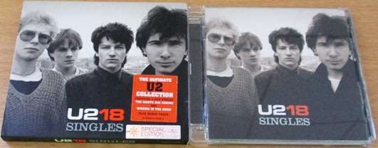 U2 18 Singles Deluxe Edition in Super Jewel Case CD  [Shelf Z box 1]
