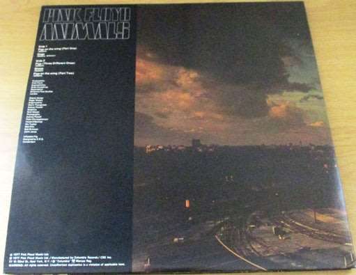 PINK FLOYD Animals Original 1977 USA Pressing VINYL LP Record