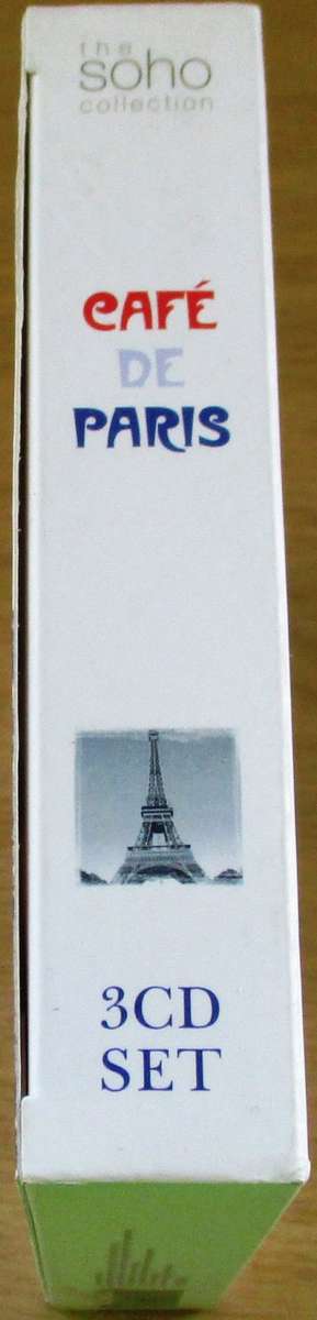 CAFE DE PARIS 3xCD Deluxe Edition featuring 60 French Cafe Songs BOX SET [Shelf V Box 3]