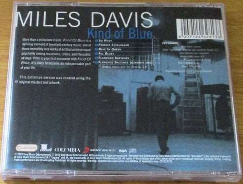 MILES DAVIS Kind of Blue CD  [Shelf G x 25]