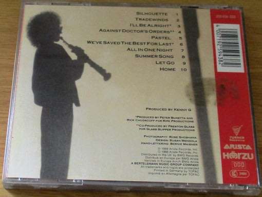 KENNY G Silhouette CD [Shelf G x 25]