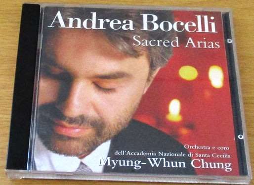 ANDREA BOCELLI Sacred Arias CD   [Shelf G x 25]