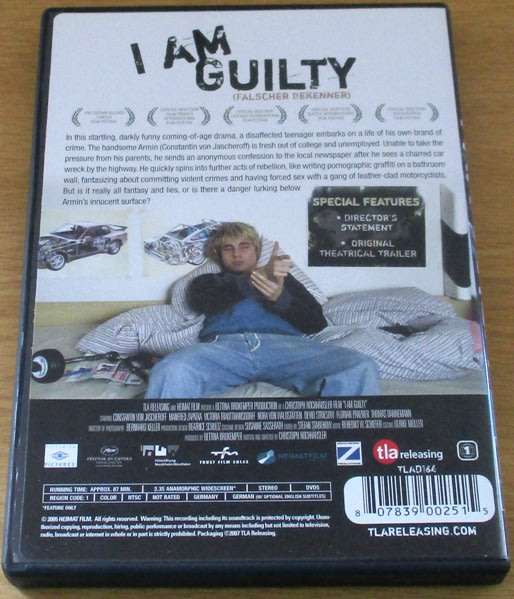 CULT FILM: I Am Guilty DVD [DVD BOX 6] GERMAN with English Subtitles