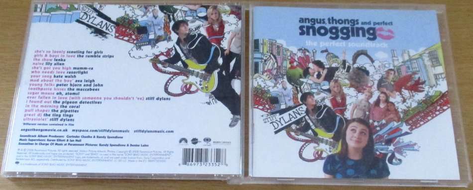 SOUNDTRACK: ANGUS THONGS AND PERFECT SNOGGING O.S.T. CD [Shelf V Box 6]