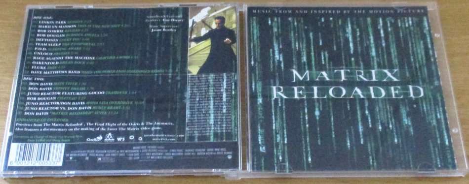 SOUNDTRACK: MATRIX RELOADED O.S.T. CD [Shelf V Box 6]