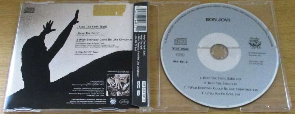 BON JOVI Keep the Faith CD Single  [S/R]