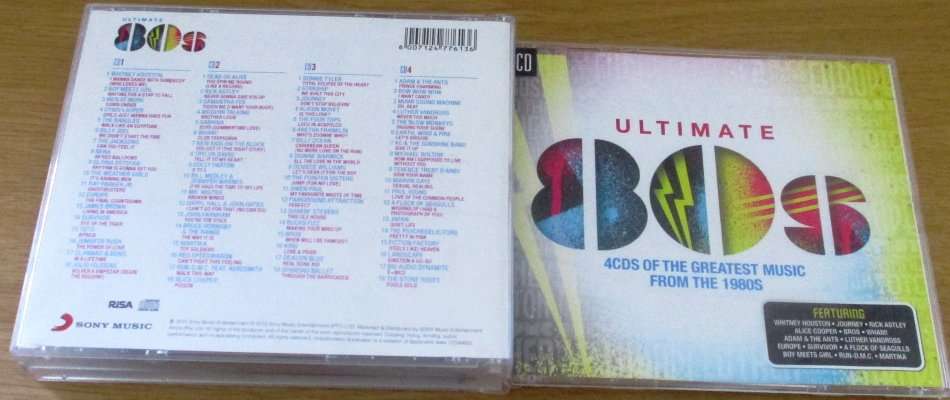 Various ULTIMATE 80`S 4xCD  [Shelf G Box 7]