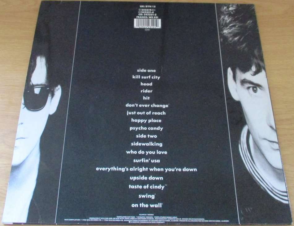 THE JESUS AND MARY CHAIN Barbed Wire Kisses (B Sides and More) 1988 UK LP VINYL RECORD