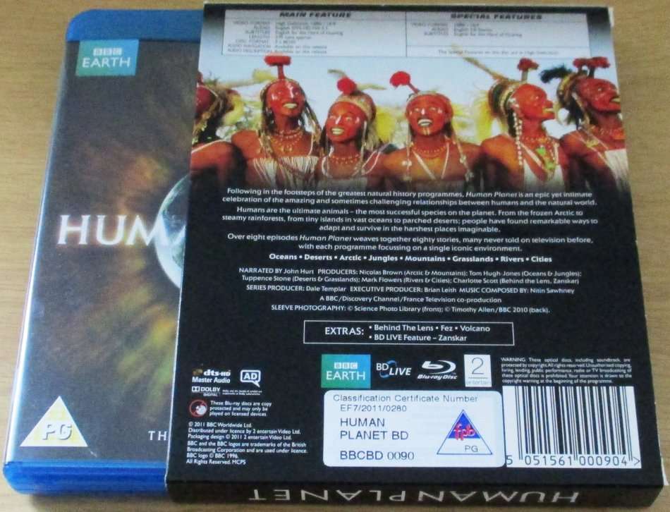 THE HUMAN PLANET The Complete Series BLU RAY BOX SET [BLU RAY SHELF]