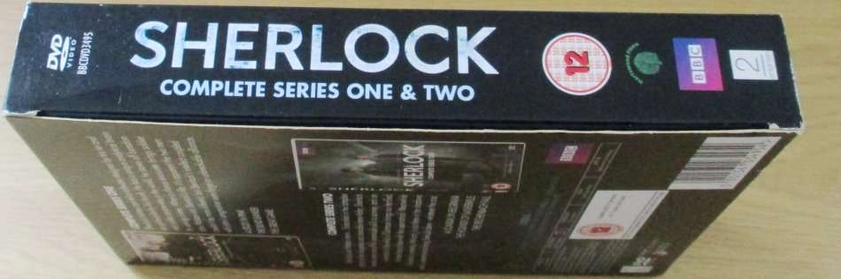 SHERLOCK HOLMES Complete Season 1 + 2 BBC BOX SET [SHELF D1]