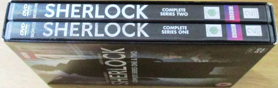 SHERLOCK HOLMES Complete Season 1 + 2 BBC BOX SET [SHELF D1]