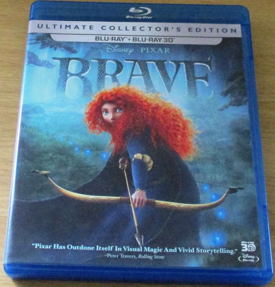 BRAVE Ultimate Collector's Edition BLU RAY + BLU RAY 3D [SHELF D1]