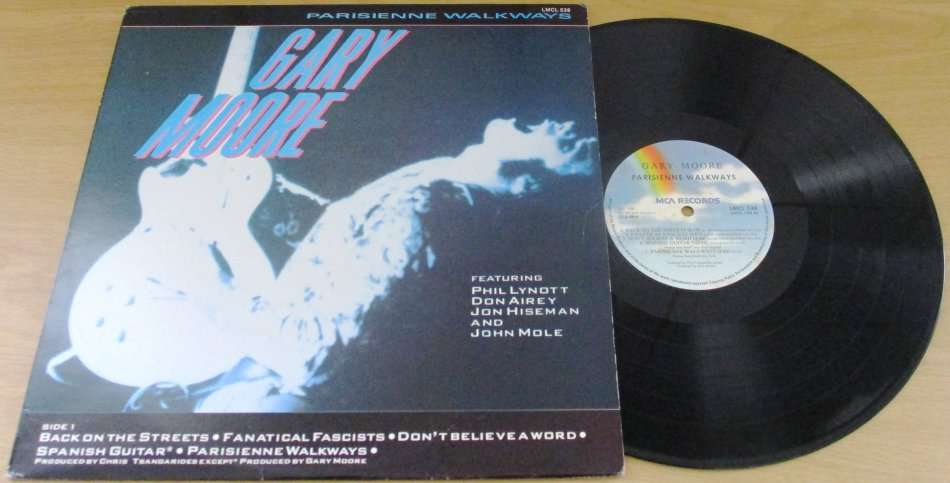 GARY MOORE Parisienne Walkways [LMCL538] VINYL RECORD