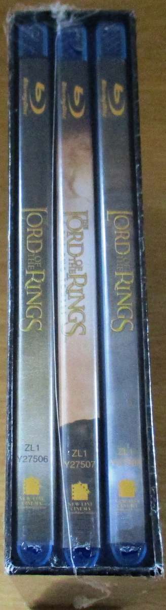 LORD OF THE RINGS Motion Picture Trilogy Blu Ray BOX SET [BLU RAY SHELF]
