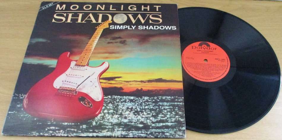 SIMPLY SHADOWS Moonlight Shadows Pressing VINYL 2xLP RECORD