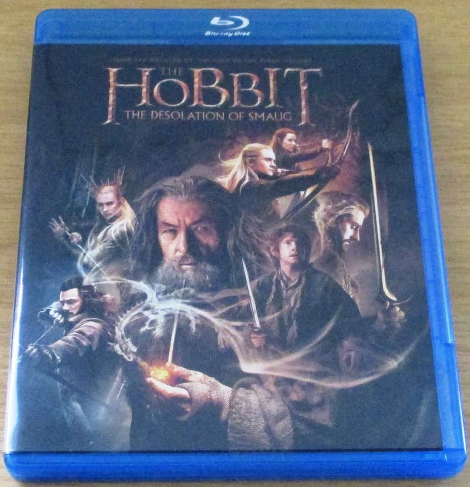 THE HOBBIT The Desolation of Smaug BLU RAY [BLU RAY SHELF]