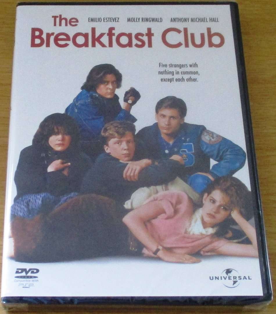 THE BREAKFAST CLUB Emelio Estevez Molly Ringwald DVD [NEW BB DVD SHELF]