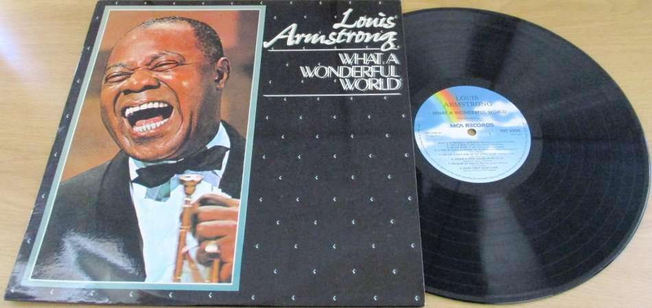 LOUIS ARMSTRONG What a Wonderful World LP VINYL RECORD