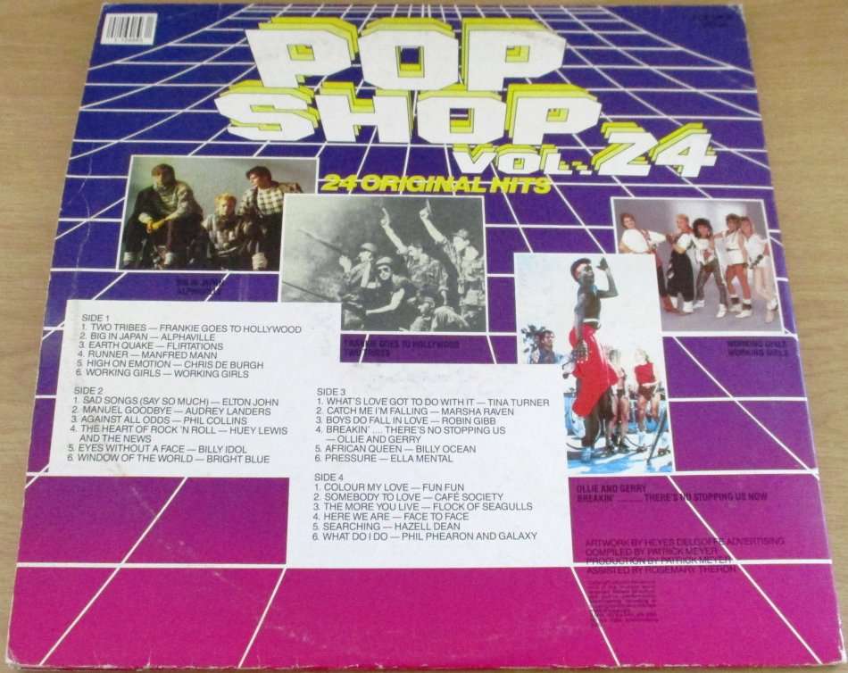 POP SHOP 24 LP VINYL RECORD