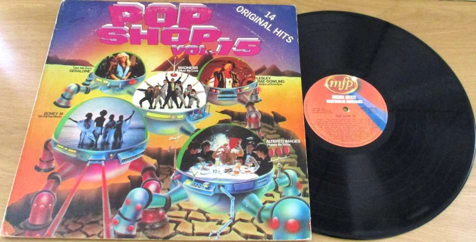 POP SHOP 15  LP VINYL RECORD