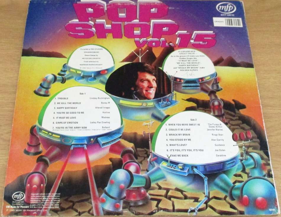 POP SHOP 15  LP VINYL RECORD