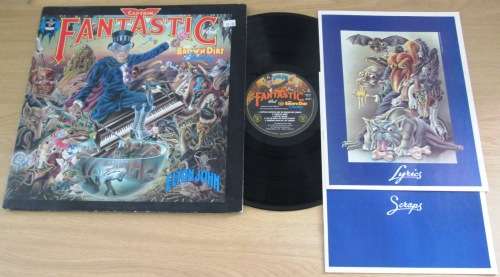 ELTON JOHN Captain Fantastic and the Brown Dirt LP VINYL RECORD