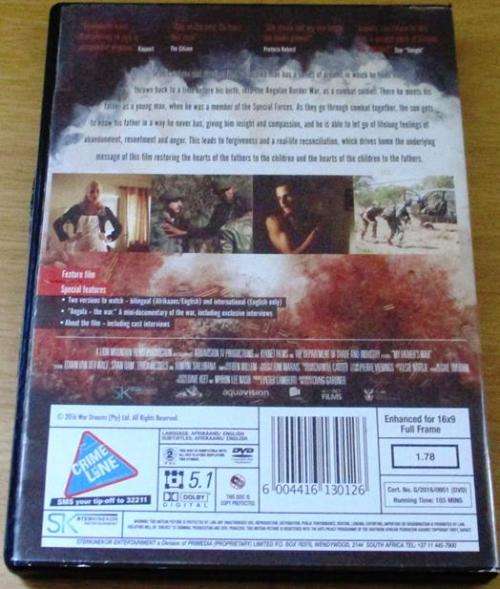 CULT FILM: MY FATHER`S WAR Die Waarheid sal jou Vry Maak  [DVD Box 15]