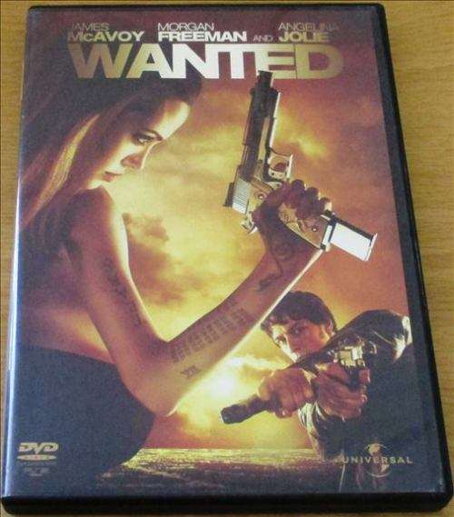 CULT FILM: WANTED Morgan Freeman Angelina Jolie  [DVD Box 13]